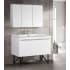 Swiss Madison Annecy 48" Free Standing Single Basin Vanity Set with MDF Cabinet and Ceramic Vanity Top Glossy White