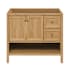 Swiss Madison Chateau 36" Single Free Standing Vanity Cabinet Only - Less Vanity Top Natural Oak