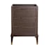 Swiss Madison Hugo 18" Single Free Standing Vanity Cabinet Only - Less Vanity Top Walnut