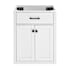Swiss Madison Burdon 24" Single Free Standing Vanity Cabinet Only - Less Vanity Top White
