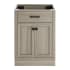 Swiss Madison Burdon 24" Single Free Standing Vanity Cabinet Only - Less Vanity Top Oak
