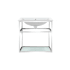 Swiss Madison Pierre 23-5/8" High Wall Mounted Console Sink Set Chrome