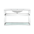 Swiss Madison Pierre 23-5/8" High Wall Mounted Console Sink Set Chrome