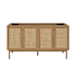 Swiss Madison Classe 60" Double Free Standing Vanity Cabinet Only - Less Vanity Top Oak