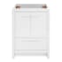 Swiss Madison Virage 24" Single Free Standing Vanity Cabinet Only - Less Vanity Top Glossy White