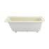 Swiss Madison Voltaire 60" Three Wall Alcove Acrylic Soaking Tub with Right Drain and Overflow Bisque