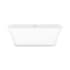 Swiss Madison St. Tropez 67" Free Standing Acrylic Tub with Center Drain and Overflow - Toe-Tap Drain Included White