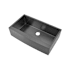 Swiss Madison Rivage 36" Farmhouse Single Basin Stainless Steel Kitchen Sink Black