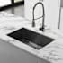 Swiss Madison Tourner 27" Undermount Single Basin Stainless Steel Kitchen Sink Black