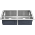 Swiss Madison Rivage 31" Undermount Double Basin Stainless Steel Kitchen Sink Stainless Steel