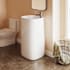 Swiss Madison Ivy One Piece Pedestal Sink Glossy White