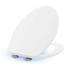 Swiss Madison Lumiere Elongated Toilet Seat with Soft Close and Quick Release White
