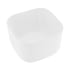 Swiss Madison Carre 14-1/2" Square Ceramic Vessel Bathroom Sink with Center Drain White