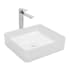 Swiss Madison Plaisir 15-7/10" Square Vessel Ceramic Bathroom Sink White