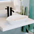 Swiss Madison Bastille 23" Specialty Ceramic Vessel Bathroom Sink Glossy White
