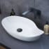 Swiss Madison Daxton 25-9/16" Specialty Ceramic Vessel Bathroom Sink Glossy White