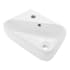 Swiss Madison Plaisir 18" Rectangular Ceramic Wall Mounted Bathroom Sink with Overflow and 1 Faucet Hole Glossy White