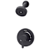 Symmons Solarity Shower Only Trim Package with 1.5 GPM Single Function Shower Head and Matte Black