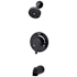 Symmons Solarity Tub and Shower Trim Package with 1.5 GPM Single Function Shower Head Matte Black