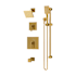 Symmons Duro HydroMersion Pressure Balanced Tub and Shower System with Shower Head, Hand Shower, Shower Arm, Hose, and Valve Trim Brushed Bronze