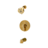 Symmons Dia HydroMersion Tub and Shower Trim Package with 1.5 GPM Multi Function Shower Head and Integrated Diverter Brushed Bronze
