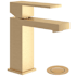 Symmons Duro 1.0 GPM Single Hole Bathroom Faucet with Push Pop Drain Assembly Brushed Bronze