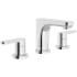 Symmons Identity 1.0 GPM Widespread Bathroom Faucet with Push Pop Drain Assembly Polished Chrome