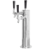 TapRite X-Tall 14-Inch Triple Faucet Stainless Beer Tower w/ 304 Stainless Faucets Stainless Steel