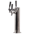 TapRite Triple Faucet Stainless Steel Draft Beer Tower 3 Inch Column Chrome