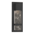 The Great Outdoors Sol 14" Tall ADA LED Outdoor Wall Sconce with Rock Crystalite Glass Shade Sand Coal