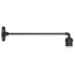 The Great Outdoors Reflective Lighting 8" Tall Outdoor Wall Sconce with 29" Extension Black