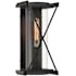 The Great Outdoors Rockhill 16" Tall Outdoor Wall Sconce Dark Matte Black