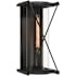 The Great Outdoors Rockhill 20" Tall Outdoor Wall Sconce Dark Matte Black