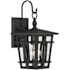 The Great Outdoors Fieldstone 14" Tall Outdoor Wall Sconce Sand Coal Black