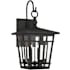The Great Outdoors Fieldstone 4 Light 32" Tall Outdoor Wall Sconce Sand Coal Black