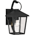 The Great Outdoors Parkside 15" Tall Outdoor Wall Sconce Sand Coal Black