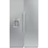 Thermador 24 Inch Wide Reversible Hinge Column Refrigerator and 24 Inch Wide Left Hinge Column Freezer with Cool Air Flow Technology Panel Ready