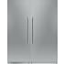 Thermador 36 Inch Wide Reversible Hinge Column Refrigerator and 30 Inch Wide Reversible Hinge Column Freezer with Cool Air Flow Technology Panel Ready