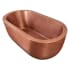 Thompson Traders Caladonia 69" Copper Soaking Tub for Freestanding Installation with Center Drain - Less Drain Assembly Medium Antique
