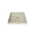 Tile Redi Redi Base 32" x 32" Square Shower Base with Double Threshold and Center Drain Polished Chrome
