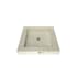 Tile Redi Redi Base 36" x 36" Square Shower Base with Triple Threshold and Center Drain Polished Chrome