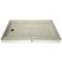 Tile Redi Redi Base 54" x 37" Rectangular Shower Base with Single Threshold and Left Drain Brushed Nickel