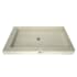 Tile Redi Redi Base 37" x 60" Rectangular Shower Base with Double Threshold and Center Drain Polished Chrome