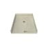 Tile Redi Redi Base 48" x 37" Rectangular Barrier Free Shower Base with Center Drain Polished Chrome