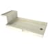 Tile Redi Base'N Bench 60" x 42" Rectangular Shower Base with Single Threshold and Right Drain Brushed Nickel