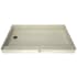 Tile Redi Redi Base 60" x 48" Rectangular Shower Base with Single Threshold and Left Drain Brushed Nickel