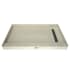 Tile Redi Redi Trench 30" x 48" Rectangular Shower Base with Single Threshold and Right Drain Brushed Nickel