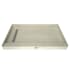 Tile Redi Redi Trench 42" x 48" Rectangular Shower Base with Single Threshold and Left Drain Polished Chrome