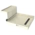 Tile Redi Base'N Bench 60" x 48" Rectangular Shower Base with Single Threshold and Right Drain Grate Brushed Nickel