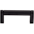 Top Knobs Pennington 3 Inch Center to Center Handle Cabinet Pull from the Bar Pulls Collection Flat Black